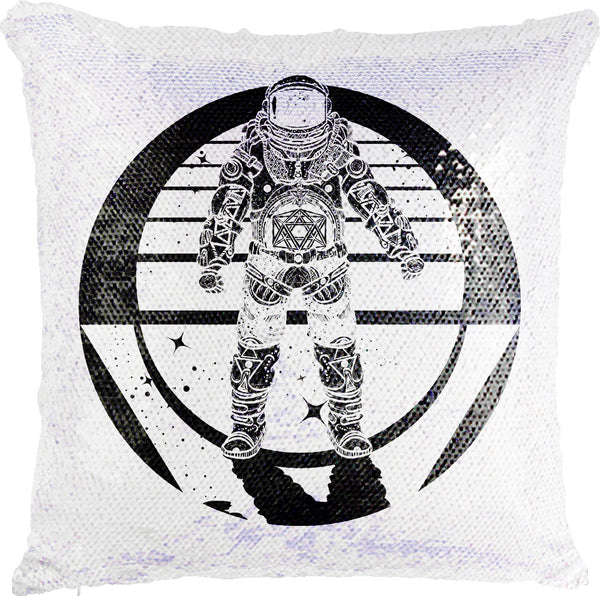 Retro Astronaut with Reversible Sequins