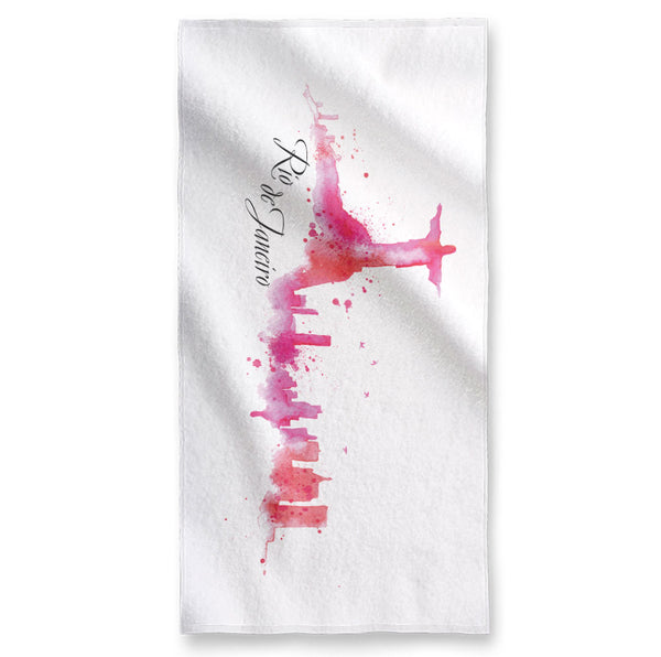 Rio De Janero Watercolor - Towel