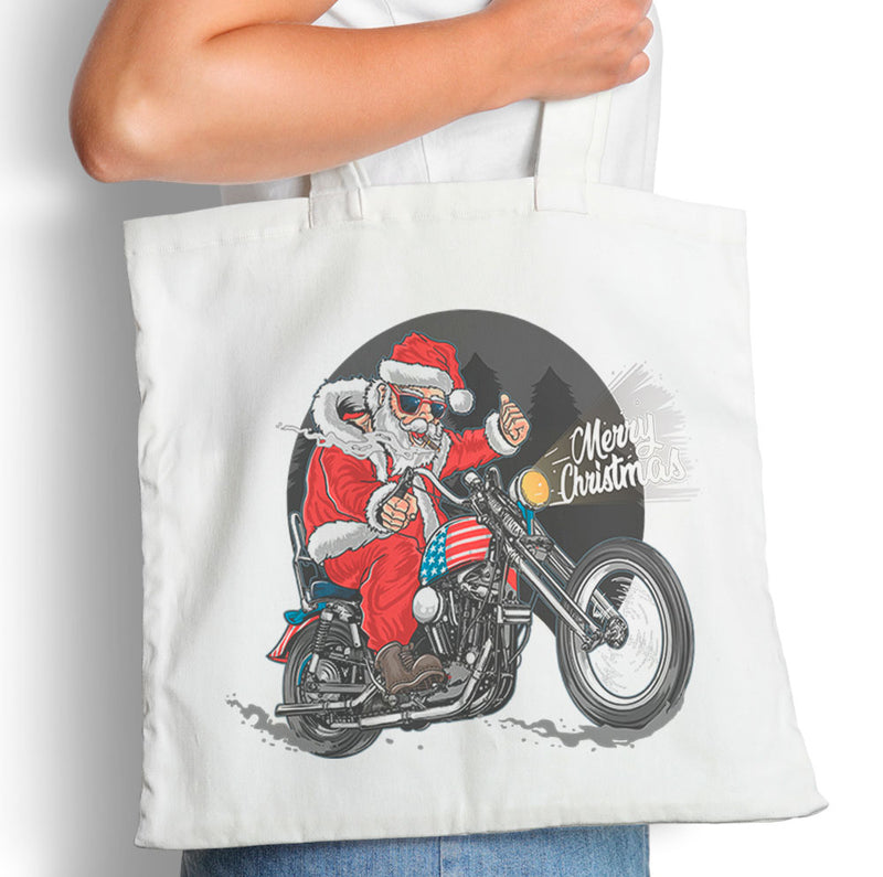 Rocker Santa - Tote Bag