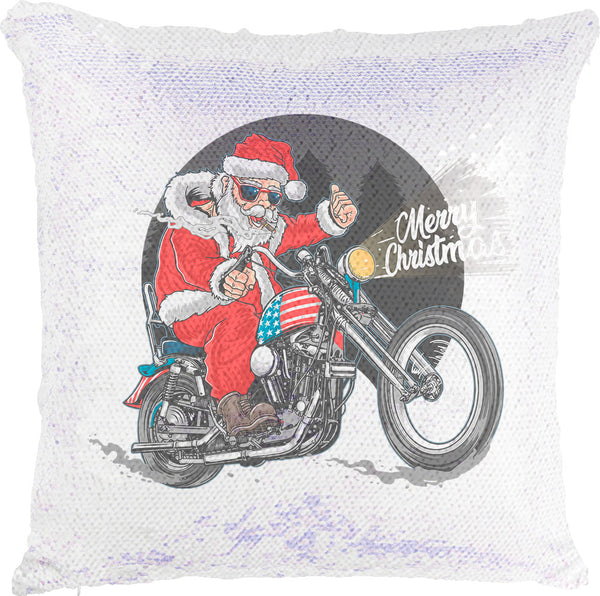 Rocker Santa with reversible Sequins