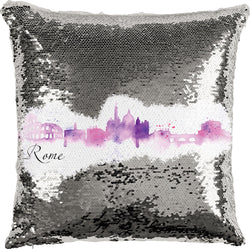 Rome Watercolor with Reversible Sequins