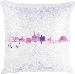 Rome Watercolor with Reversible Sequins