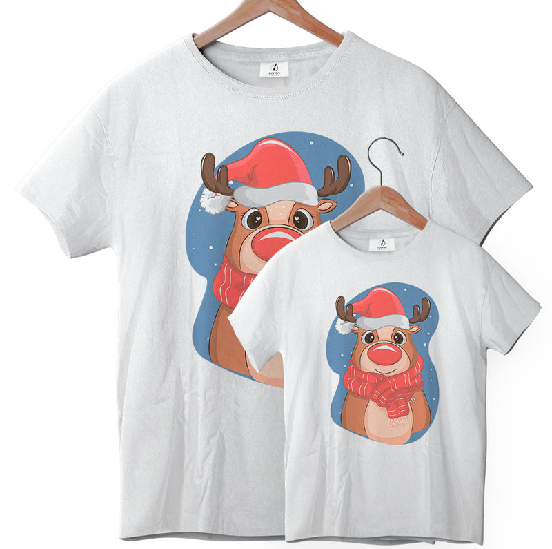 Red Nosed Deer - Tee