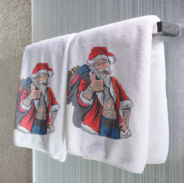 Fit Punk Santa - Towel