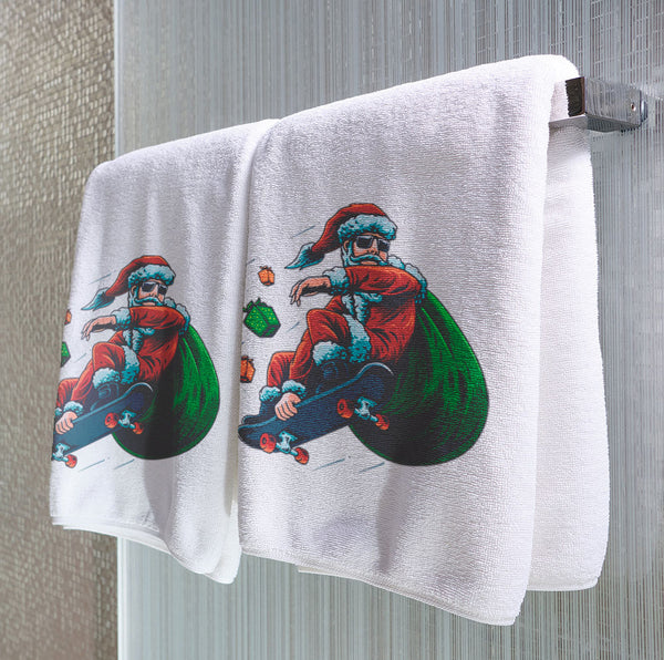 Skater Santa - Towel