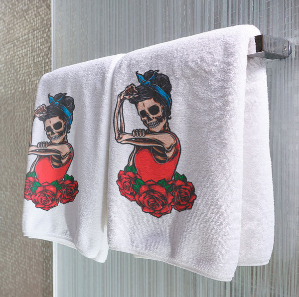 Skeleton Girl - Towel