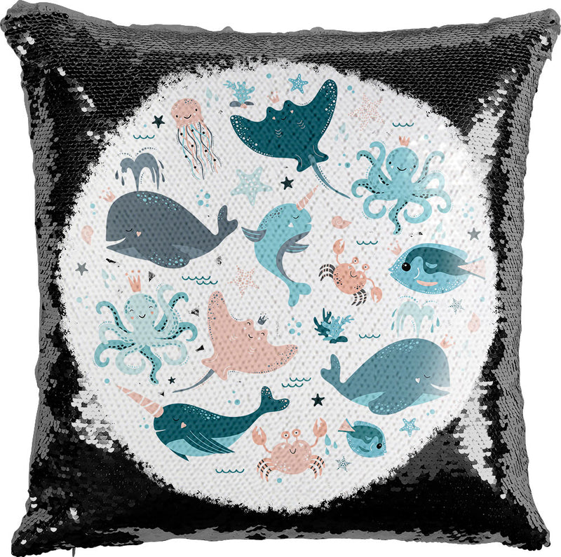 Ocean Animals with Reversible Sequins