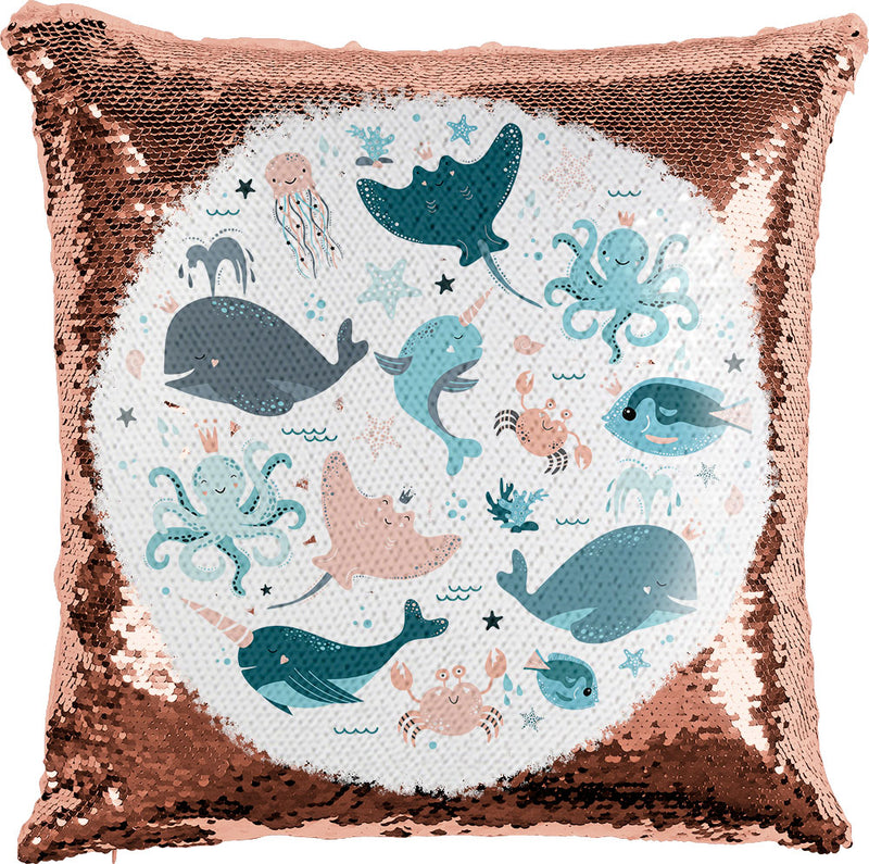 Ocean Animals with Reversible Sequins