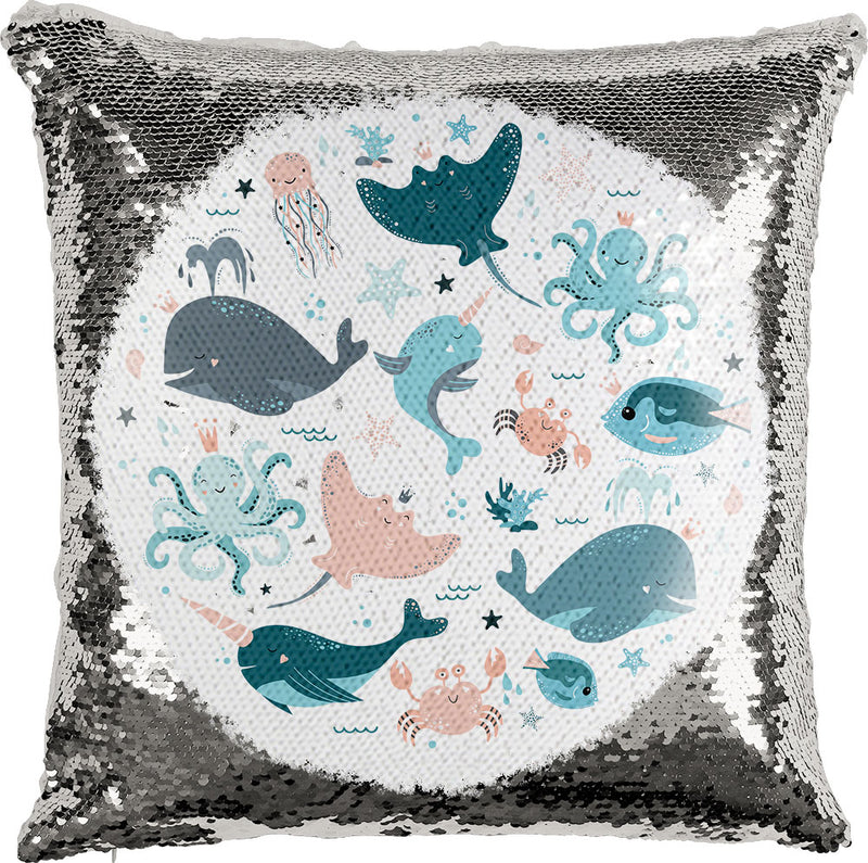 Ocean Animals with Reversible Sequins