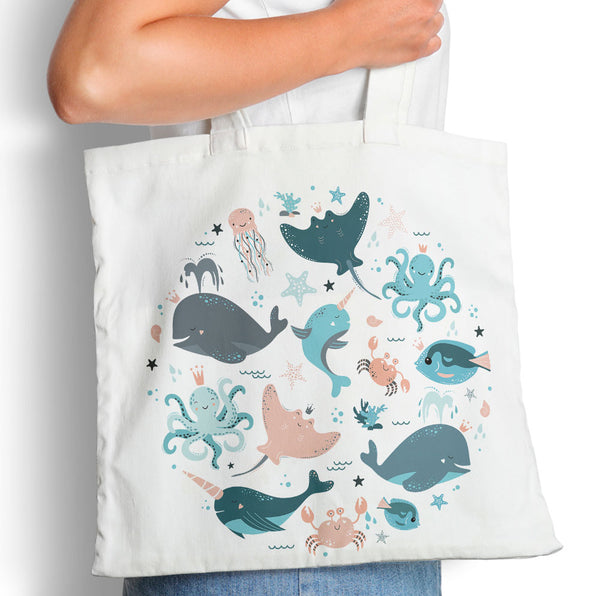 Ocean Animals - Tote Bag