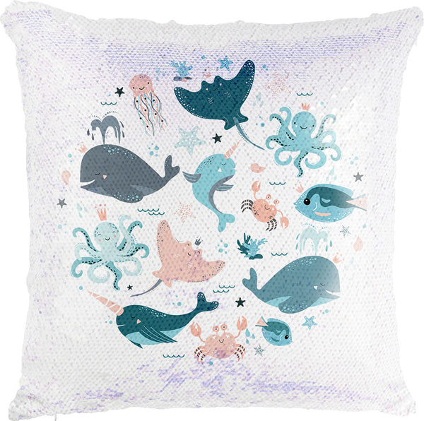 Ocean Animals with Reversible Sequins