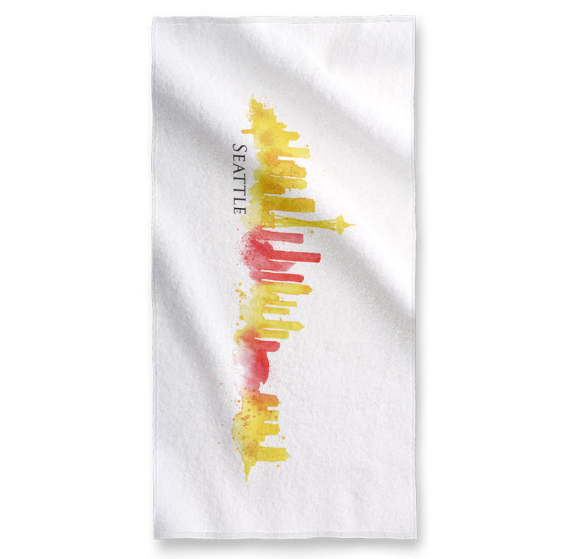 Seattle Watercolor - Towel