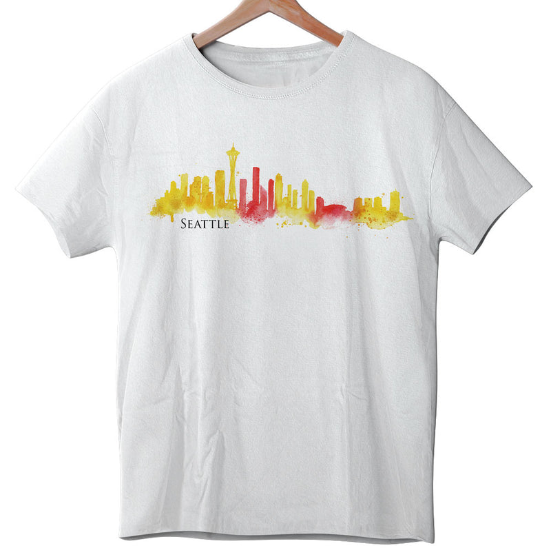 Seattle Watercolor - Tee