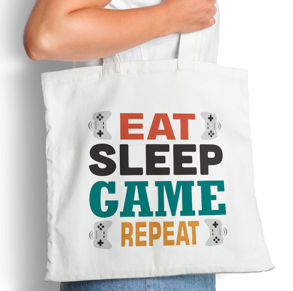 Eat, Sleep, Game - Tote Bag