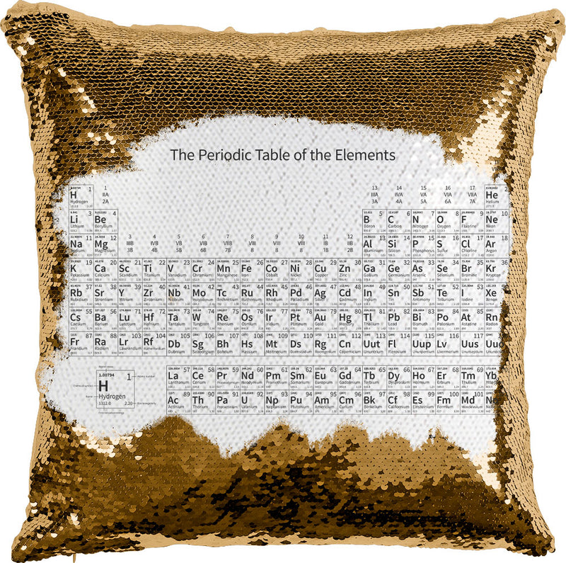 Periodic Table with Reversible Sequins