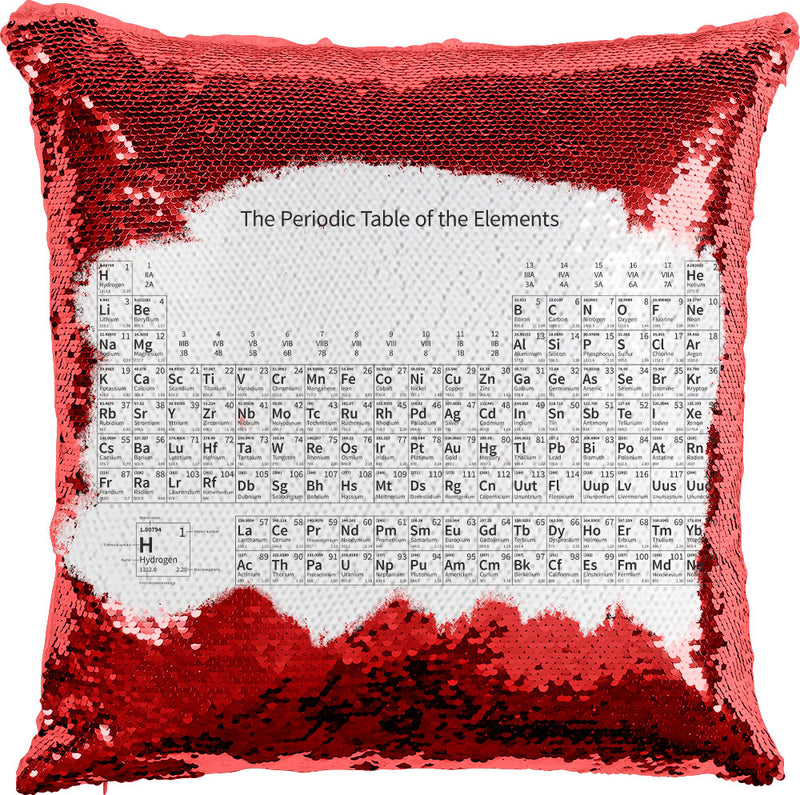 Periodic Table with Reversible Sequins