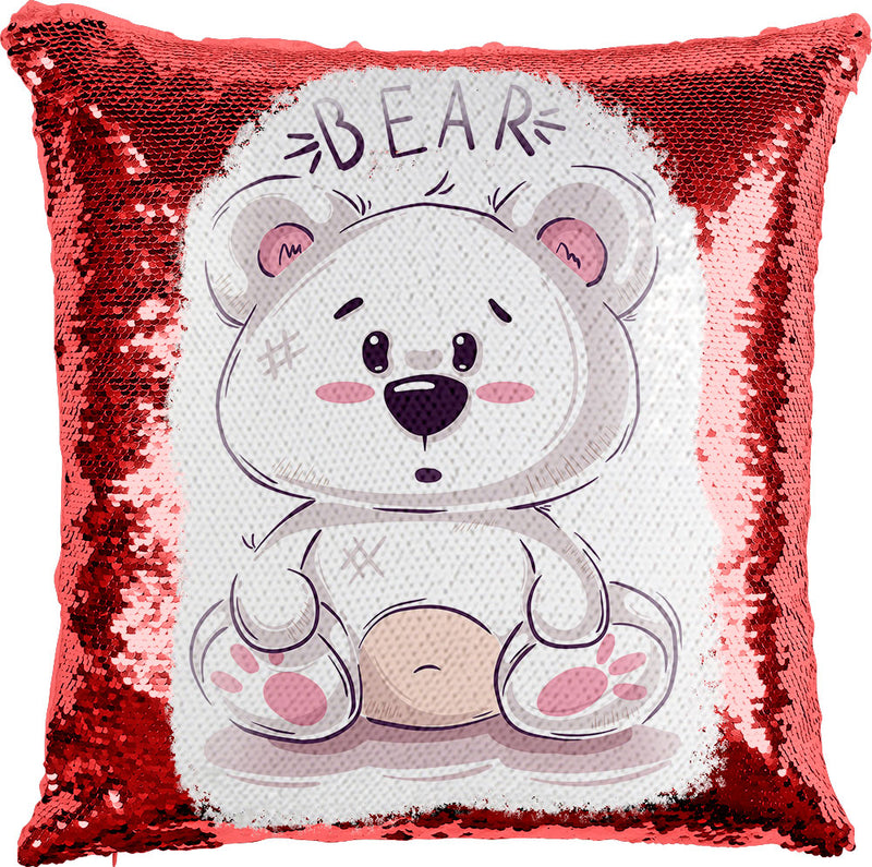 Teddy Bear with Reversible Sequins