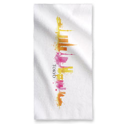 Tokyo Watercolor - Towel