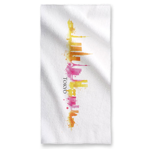 Tokyo Watercolor - Towel