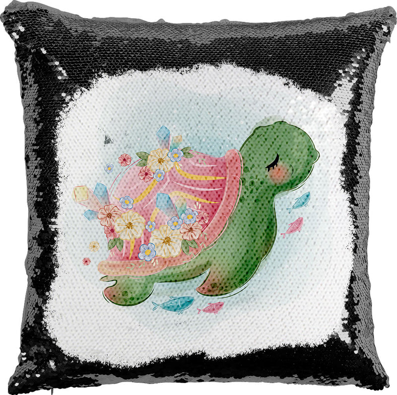 Sea Turtle with Reversible Sequins