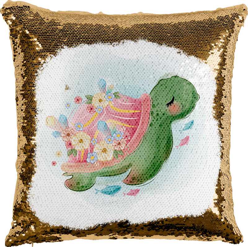 Sea Turtle with Reversible Sequins