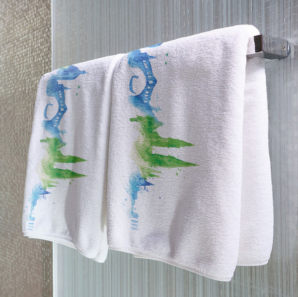 Venice Watercolor - Towel