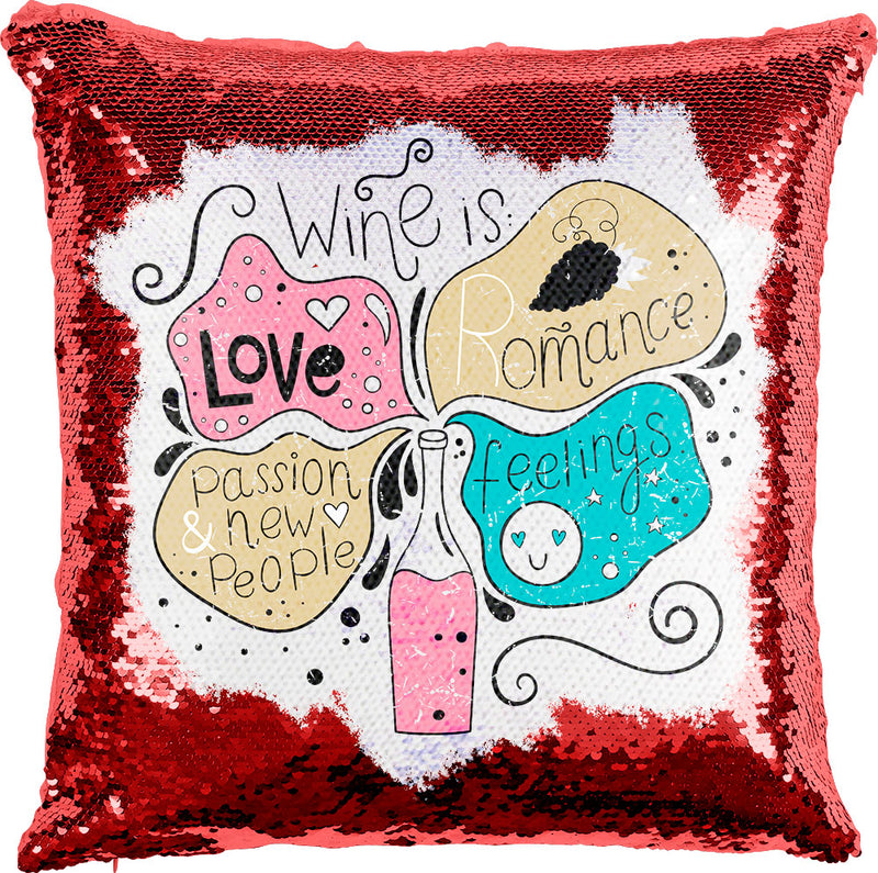 Wine Is... with Reversible Sequins