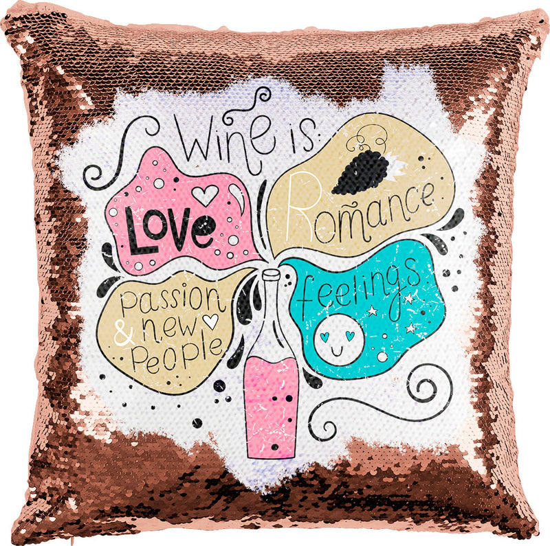 Wine Is... with Reversible Sequins