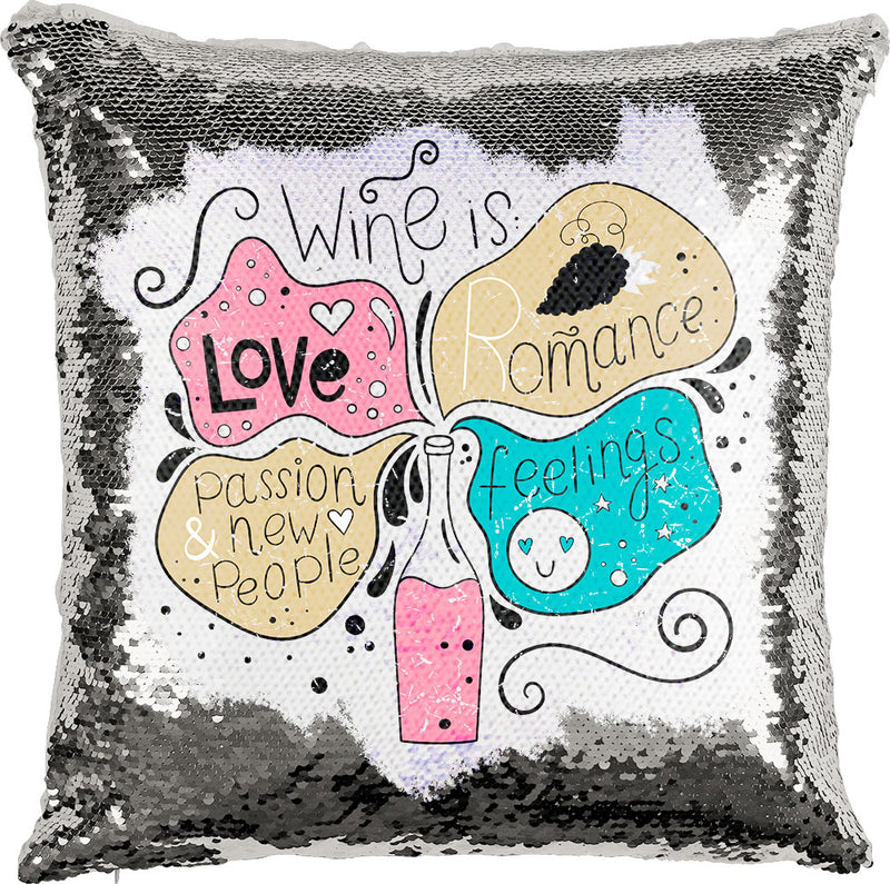 Wine Is... with Reversible Sequins