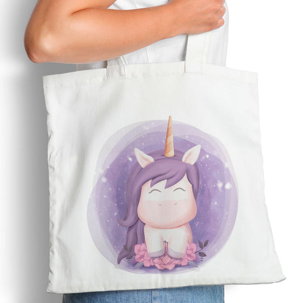 Violet Unicorn - Tote Bag
