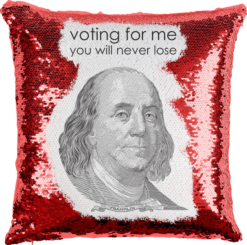 Ben Franklin with Reversible Sequins