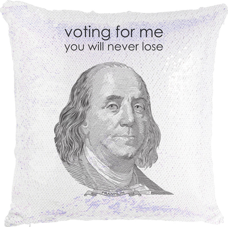 Ben Franklin with Reversible Sequins