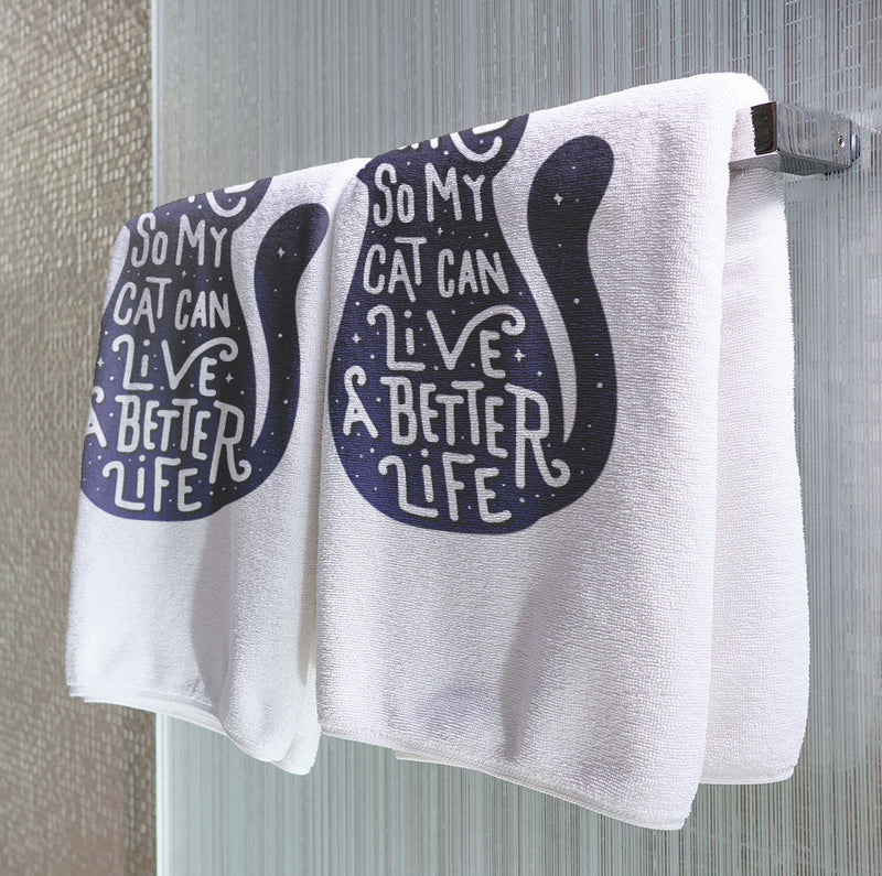 Cats Best Life - Towel